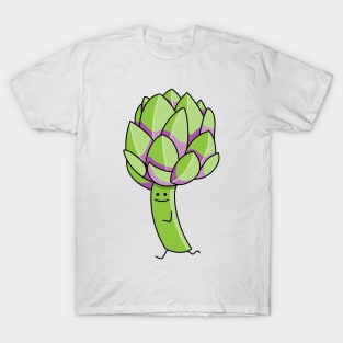 Funny artichoke is running T-Shirt